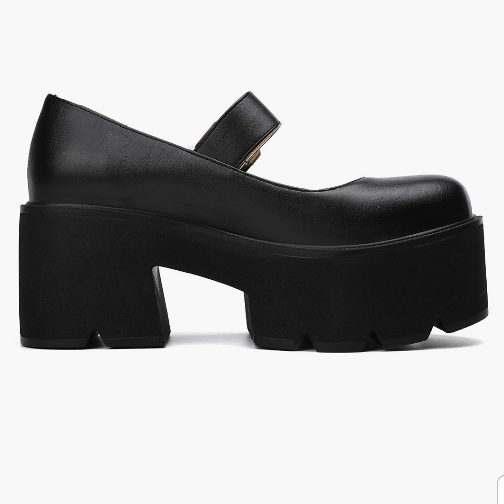 BLACK MARY JANE PLATFORMS - Picture 3 of 7